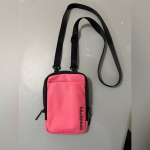 LuluLemon Cross Body Bag In Pink